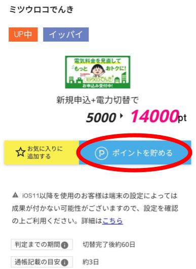 ミツウロコでんき広告利用手順4