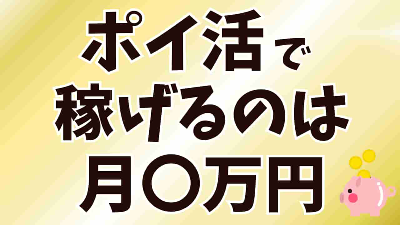 ポイ活　いくら稼げる